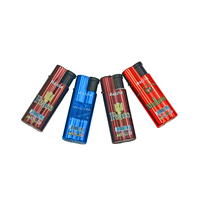 Briquet à coque épaisse en fer métallique avec caractéristiques coupe-vent et anti-explosion Logo personnalisé Conception publicitaire gravée au laser