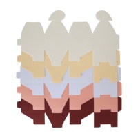 Offre Spéciale boîtes d'emballage de bonbons de mariage de cadeau de forme de coeur de carton coloré de la Saint-Valentin