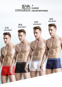 कस्टम आइस रेशम पतली पारदर्शी जाल लुभावनी कम वृद्धि और आकार बुना हुआ पुरुषों के मुक्केबाजों और ब्रिकी - Product Image 6