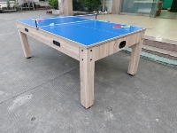Table de jeu multifonction 4-en-1 rotative à prix direct usine : billard, hockey sur air, tennis de table et table à manger – En vente