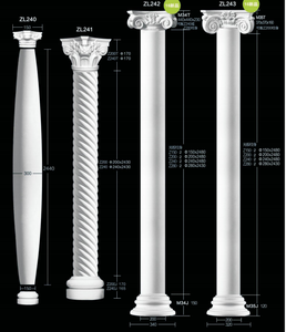 Molde de Pilar Romano de Plástico, Molde Pre Fundido, Columna Romana, Hueco, Envío Gratis - Product Image 5