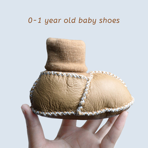 Scarpe Invernali Okayda per Bambini, in Vera Pelle di Pecora Tinta, per Climi Freddi, 6-12 Mesi - Product Image 4