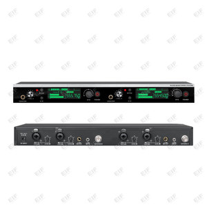 Sistema de Monitoreo Inalámbrico Intraural de Alta Fidelidad EIF AC-220 de Doble Canal con Construcción Metálica y Diseño Ligero para Eventos en Vivo - Product Image 2