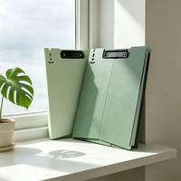 Carpeta con Clip A4 Color Morandi, Portapapeles Vertical con Soporte para Escritura, Organizador de Documentos