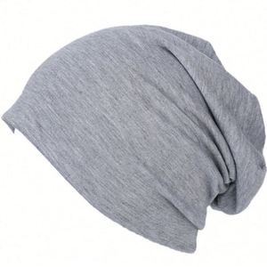 Cotton Slouchy Hip-Hop Soft Lightweight Running <b>Beanie</b> Adult <b>Hats</b> Sleeping Chemo Cap for Men Women Promotion Gifts - Product Image 4