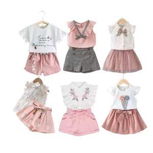 Ropa Infantil al por Mayor a Bajo Precio, <span class=keywords><strong>Vestidos</strong></span> de Moda, Camisetas y Pantalones Cortos <span class=keywords><strong>para</strong></span> Niños, Algodón, Estilo Primavera, Nueva Colección - Product Image 5