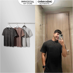 Camiseta de gimnasio Vintage con lavado ácido de alto grado 100% algodón manga corta cuello redondo estilo deportivo muestra gratis de la fábrica de Vietnam - Product Image 6