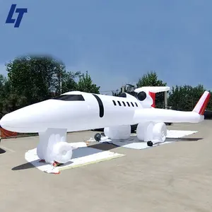 高品质巨型大型发光二极管灯广告飞机充气飞机