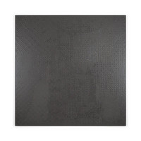 Baldosa Decorativa Negra Doha 60x60 cm 10 mm Texturizada Mate Rectificada para Suelos Interiores