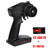 Transmisor DE SISTEMA DE Radio CT400 6CH 4CH 2,4 GHz, mando a distancia con receptor de 6 canales para coche de control remoto, tanque de barco, 1 canal, 2 canales, 2 canales, 1 unidad