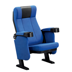 Offre spéciale Fauteuil de cinéma de théâtre pliant de haute qualité Mobilier de bureau de qualité Chaise de film VIP Salle de conférence Auditorium - Product Image 4