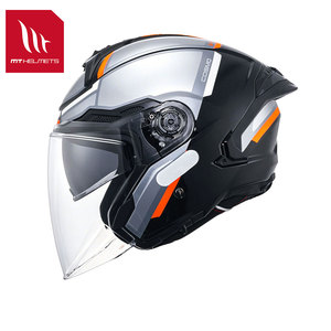 หมวกกันน็อคสำหรับมอเตอร์ไซค์ New MT HELMETS COSMO SV 3/4 แบบเปิดหน้า เลนส์คู่ สำหรับทุกเพศ | กราฟิกดีไซน์แผ่นบังลมใส ABS ได้รับการรับรองมาตรฐาน ECE - Product Image 1