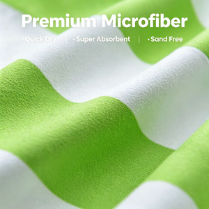 <span class=keywords><strong>Serviette</strong></span> de plage rayée en microfibre, séchage rapide, super absorbante, légère, sans sable, grande taille, pour la plage, la piscine, les voyages, vente en gros - Product Image 2