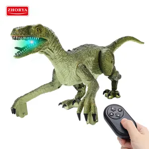 Simulation de marche jouets de dinosaure télécommandés avec joint mobile pour garçons avec batterie incluse