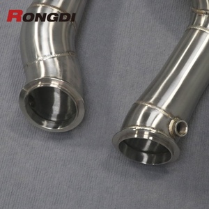 Performance Downpipe for BMW S58 M3 G80 M4 G82 M2 G87 1.5MM 3.5\" to 3\" Stainless Steel Exhaust <b>Pipe</b> - Product Image 6