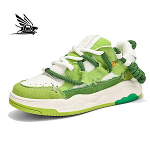 Moda Peso ligero Bastante transpirable Desgaste Deporte Chunky Sneaker Zapato de fondo grueso Pareja informal Deporte Zapato para caminar - Product Image 2