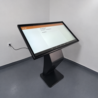 Kiosque d'affichage publicitaire numérique LCD sur pied de 32, 43 et 49 pouces avec écran tactile multipoint pour supermarché