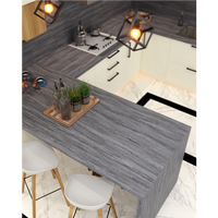 Plaques de surface solide sans silice en gros Staron / LG / Hanex, garantie 10 ans, grandes dalles 6-30 mm, plateau de table en acrylique personnalisé