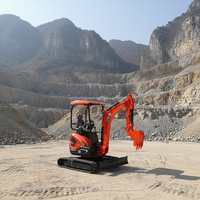 Mini-excavatrice sur chenilles en caoutchouc GIYI MMS FUTURE, machine de terrassement 2,5 tonnes 2500 kg, VICSEC