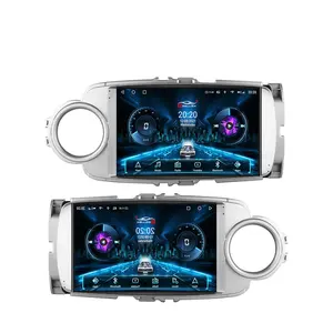 Mô hình mới tự động Phần 2G 32G 9inch màn hình cảm ứng 2 DIN Car DVD Player cho TOYOTA YARIS 2012 2013 2014 2015 2016 2017 2018 2019