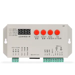 K-1000C K-1000S T-1000S ánh sáng thông minh điều khiển dải ws2812b ws2811 sk6812 địa chỉ LED Strip SD Thẻ pixel Led điều khiển
