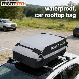 Sac de toit de <span class=keywords><strong>voiture</strong></span> Feigeer Tech, logo personnalisé disponible, imperméable, portable, résistant aux intempéries, <span class=keywords><strong>pour</strong></span> tous les véhicules - Product Image 1