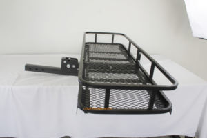 <span class=keywords><strong>Porte</strong></span>-bagages arrière de voiture pliable universel adapté au camping Panier de transport pliable en acier avec attelage - Product Image 2