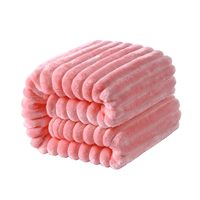 Couverture chaude à rayures, Vente en gros de couvertures, Couverture en flanelle douce, légère, moelleuse, confortable et luxueuse