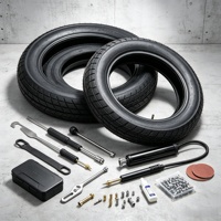 Kit d'accessoires de protection pour scooter électrique et vélo électrique : sac à dos de rangement, casque, genouillères, gants, rétroviseurs