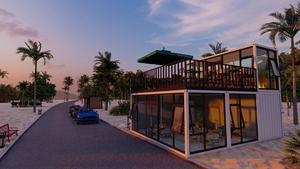 Nouvelle conception, maison <span class=keywords><strong>de</strong></span> conteneur maritime professionnelle et bon marché à 2 étages, maisons préfabriquées <span class=keywords><strong>de</strong></span> luxe pour villa/<span class=keywords><strong>hôtel</strong></span>/restaurant - Product Image 3