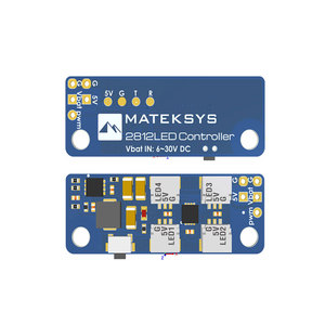 Matek System 2812LED Controller V2 Metal LED Control Module 2-6S With <b>5V</b> BEC 2812ARM-4 & 2812ARM-6 Lights Made Guangdong China - Product Image 1