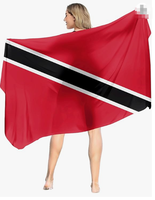 Pareo de Playa Transpirable con Bandera Nacional Personalizada, Bufanda, Sarong, para el Verano