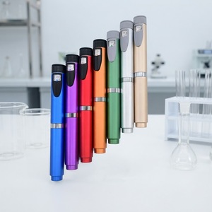 New Color 60 IU Durable Metal Reusable Injection <b>Pen</b> Rubber Stopper Custom Logo 3ml Cartridge Adjustable Dose <b>Pen</b> - Product Image 2