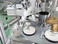Machine automatique de remplissage et de scellage de tubes souples en plastique pour crème cosmétique, dentifrice, lotion, pour emballages de tubes de 1 à 300 ml