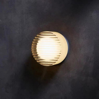 Postmoderne nordique minimaliste LED mur luxe en aluminium pour chambre salon hôtel couloir entrée chevet pour maison chez l'habitant