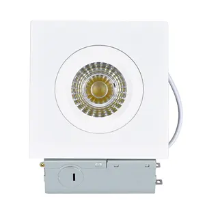LED Recessed Ceiling Light 4INCH 12W CCT Tunable Square Round Shape COB Recessed Eyeball Gimbal Pot Light