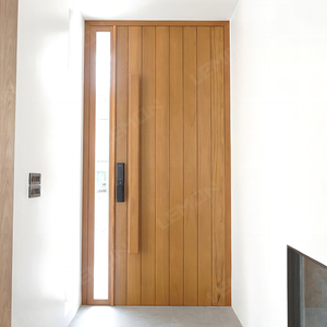 Puerta Pivotante de Entrada de Aluminio con Certificado CE, Puerta Pivotante de Madera de Lujo para Casa, Puerta Pivotante Moderna Estilo <span class=keywords><strong>Miami</strong></span> - Product Image 1