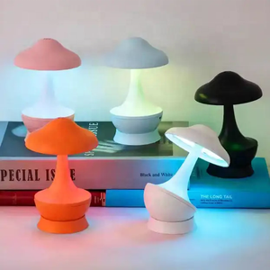 Lampe de bureau moderne couleur RGB16, luxueuse lampe de bureau décorative style champignon rouleau, <span class=keywords><strong>veilleuse</strong></span> portable - Product Image 6