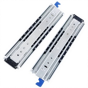 Corredera telescópica oculta de tres secciones con cierre suave y extensión total con bloqueo - Product Image 1