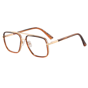 Gafas de diseño de marca 97712 para hombre, monturas de lujo, montura de gafas ópticas graduadas redondas <span class=keywords><strong>Retro</strong></span>, gafas de alta calidad - Product Image 6