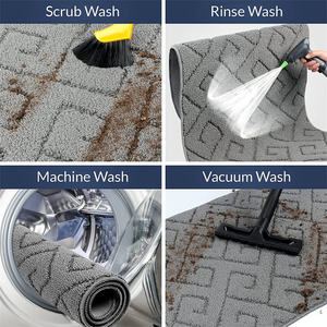 Tapis <span class=keywords><strong>de</strong></span> <span class=keywords><strong>porte</strong></span> intérieur lavable, antidérapant, tapis <span class=keywords><strong>de</strong></span> bienvenue, tapis d'entrée super absorbant pour <span class=keywords><strong>porte</strong></span> d'entrée - Product Image 4