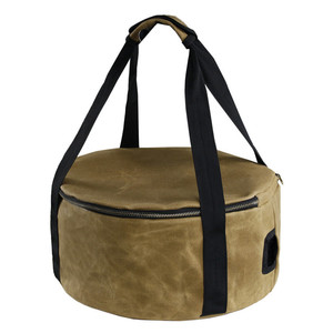 Bolsa de Almacenamiento para Olla Holandesa, Gris, Resistente, Portátil, para Camping, Tamaño Individual - Product Image 3