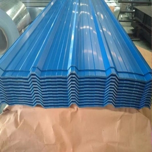 Tôle de Toiture Ondulée PPGI Prépeinte Galvanisée Revêtement Z10-Z29 Épaisseur 0,22-0,25 mm Largeur 800mm 900mm Acier Prélaqué pour - Product Image 5