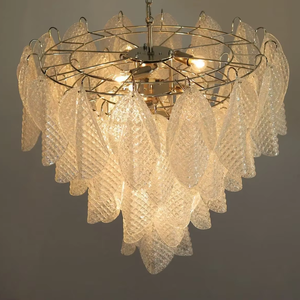 <span class=keywords><strong>Lustre</strong></span> <span class=keywords><strong>vintage</strong></span> en verre de <span class=keywords><strong>Murano</strong></span> italien, pétales de Rondini - Product Image 4