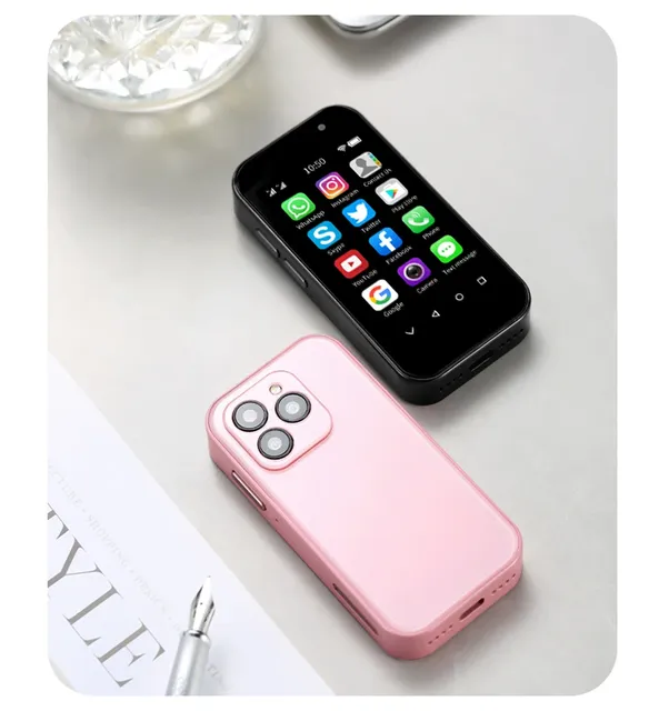 SOYES XS14 Pro Mini 3.0 Inch Smart Phone 4G LTE 3GB RAM 64GB ROM Android 9.0 Quad Core 2000mAh Face ID Type C Small Mobile Phone