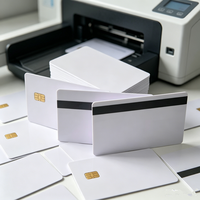 Tarjeta Inteligente de PVC Personalizada, NFC RFID FM4442 FM4428, Chip IC de Contacto con Banda Magnética, Bajo MOQ para Acceso, Fidelización, Pago en Hoteles
