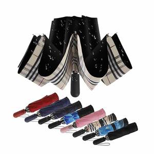 Logo de personnalisation entièrement automatique en usine <span class=keywords><strong>Parapluie</strong></span> publicitaire <span class=keywords><strong>Parapluie</strong></span> d'affaires pliant inversé pour hommes et femmes - Product Image 4