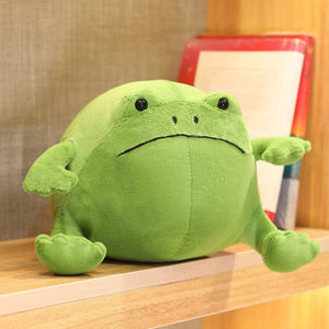 Vendita calda <span class=keywords><strong>Ricky</strong></span> Rana della pioggia giocattolo peluche trapunta cuscino animale cartone animato rana bambola regalo di compleanno PP cotone poliestere tecnica lavata - Product Image 2