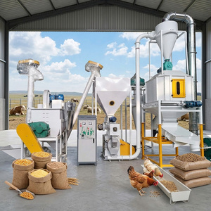 Fabricant de machines à granulés pour l'industrie agroalimentaire, système de traitement des aliments pour animaux 2 T/H pour les petites usines d'aliments pour animaux - Product Image 1