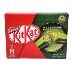 KitKat Kit Kat Wafer Matcha Leche Chocolate Negro Casual Snacks vagón Ruedas Chocolate